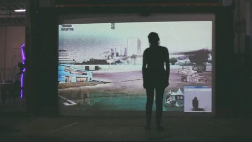 Cybermural: Interactive Digital Mural at Los Angeles State Historic Park
